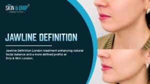 Jawline Definition London treatment enhancing facial balance, jawline contour, and natural facial aesthetics at Drip & Skin London.